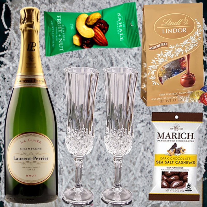 Laurent-Perrier La Cuvee Brut Champagne Gift Pack