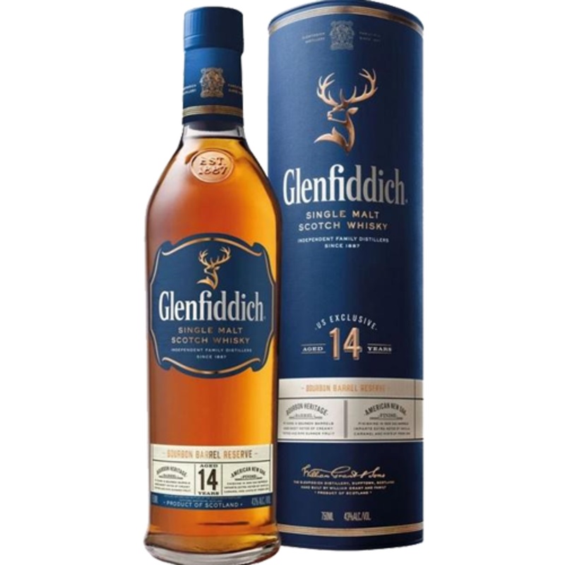 Glenfiddich 14 Year Old Bourbon Barrel Reserve - 750ML