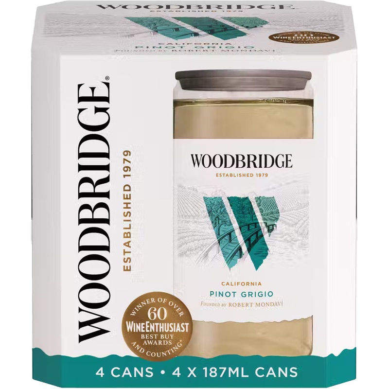 Woodbridge Pinot Grigio 187ml 4pk Can