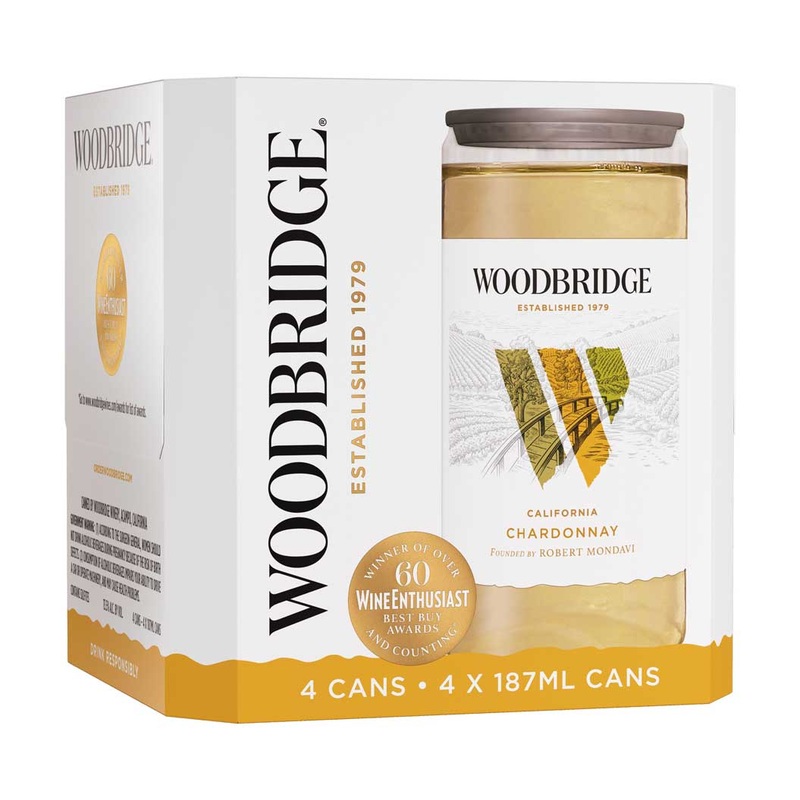 Woodbridge Chardonnay 187ml 4pk Can