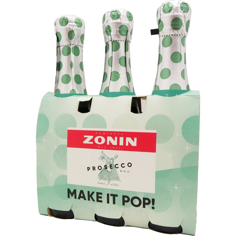 Zonin Prosecco 187ml 3pk