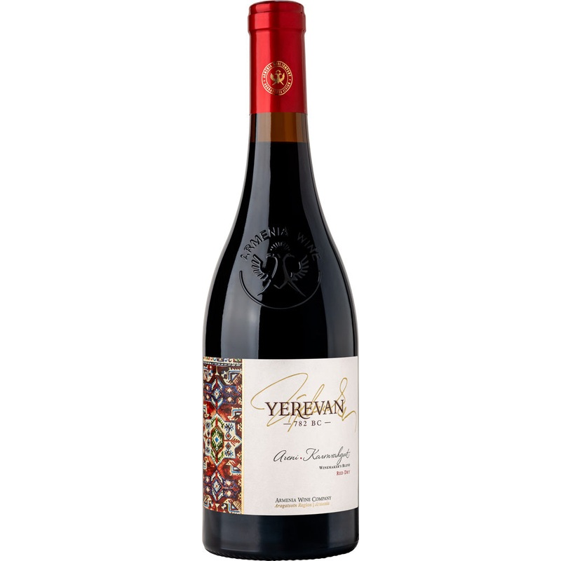 Yerevan Areni Karmrahyut Red Dry Wine 750ml