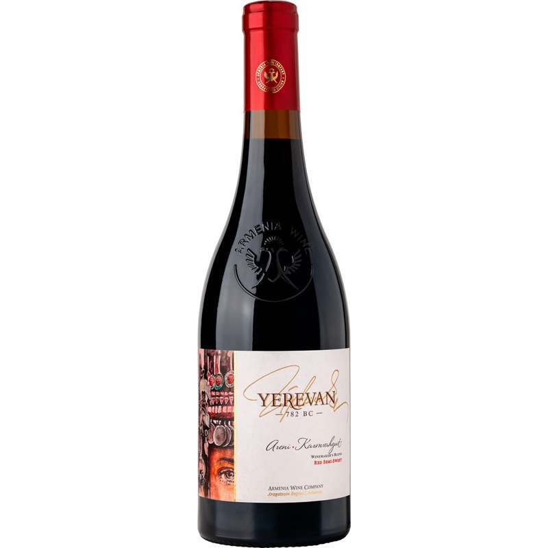 Yerevan Areni Karmrahyut Red Semi Sweet Wine 750ml