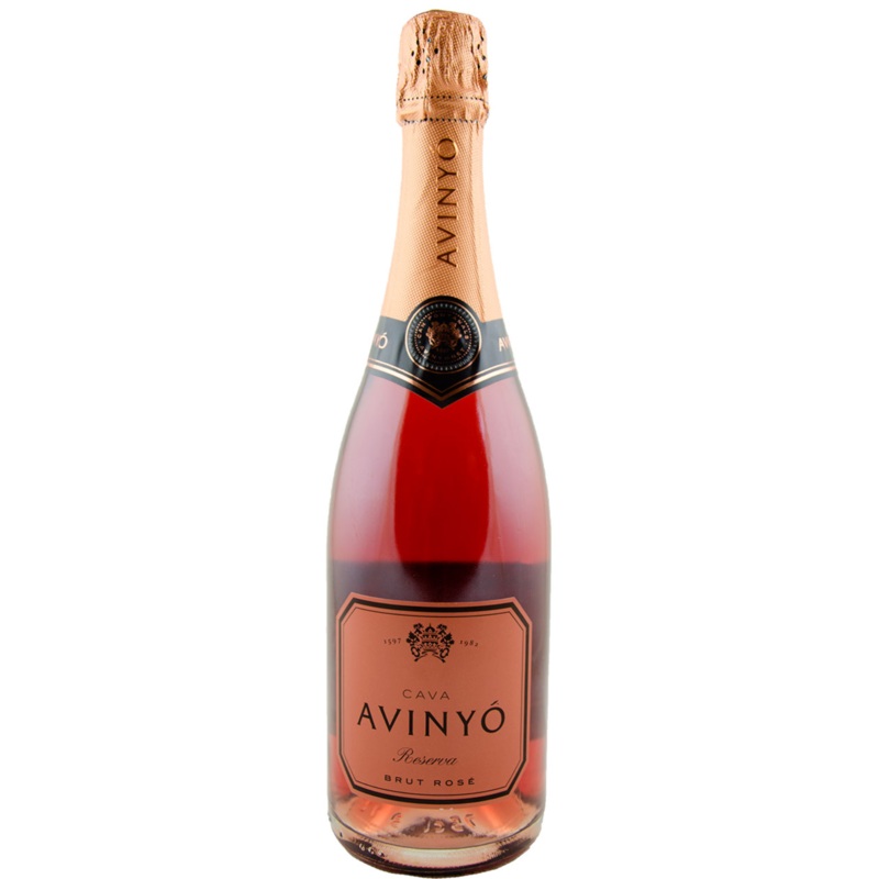 Avinyo Rosat Reserva Brut Cava, Catalonia, Spain 2019 Case (6x750ml)