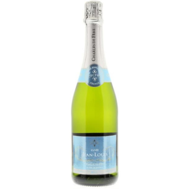 Charles de Fere Cuvee Jean-Louis Blanc de Blancs Brut, Vin de France NV (Case of 12)