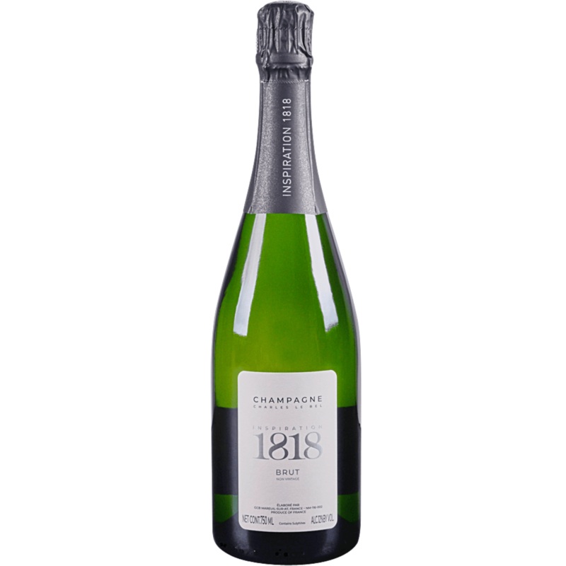 Charles-le-Bel 'Inspiration 1818' Brut, Champagne, France NV Case (6x750ml)