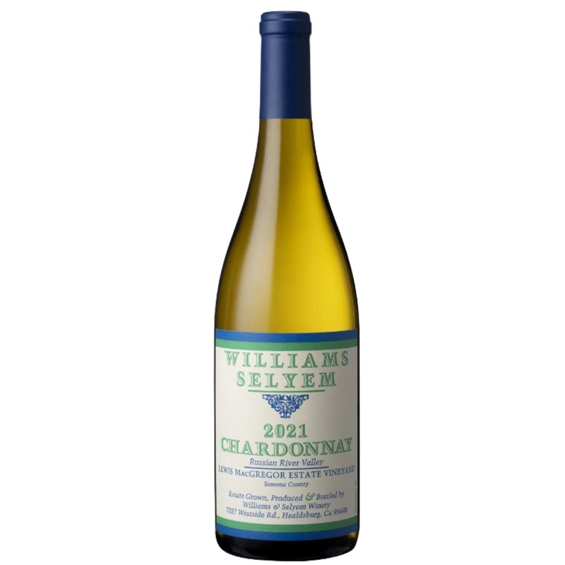 Williams Selyem Chardonnay Lewis Macgregor Estate Vineyard Russian River Valley 2021 750 ML