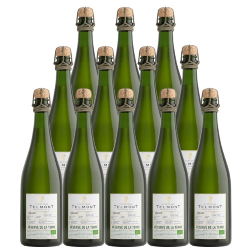 Telmont Reserve De La Terre Organic Champagne 750 ML (12bottle)