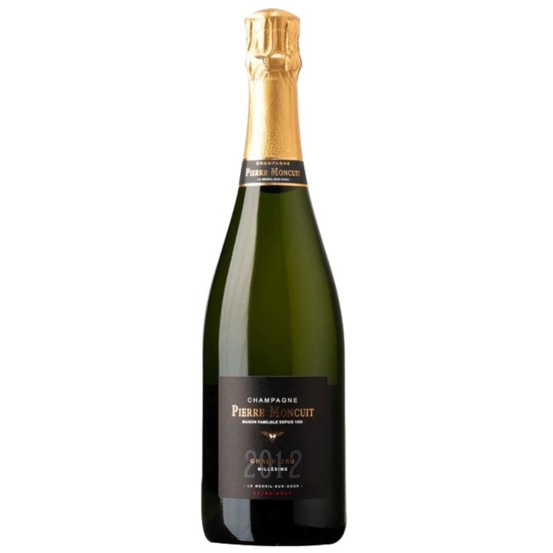 Pierre Moncuit Champagne Extra Brut Grand Cru Blanc de Blancs Le Mesnil-Sur-Oger Millesime 2012 750 ML