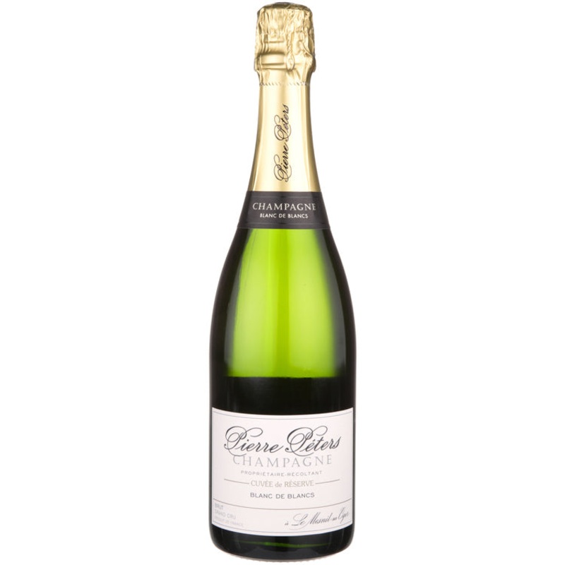 Pierre Peters Champagne Brut Blanc De Blancs Cuvee De Reserve Grand Cru 750 ML