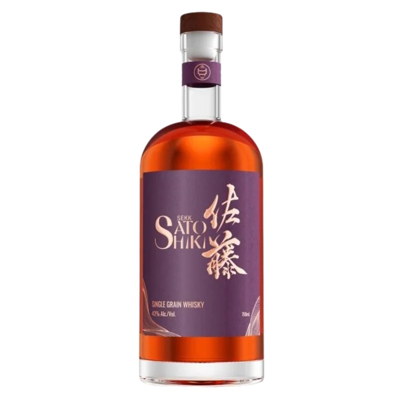 Sekk Sato Shiki Single Grain Japanese Whiskey 750 ML