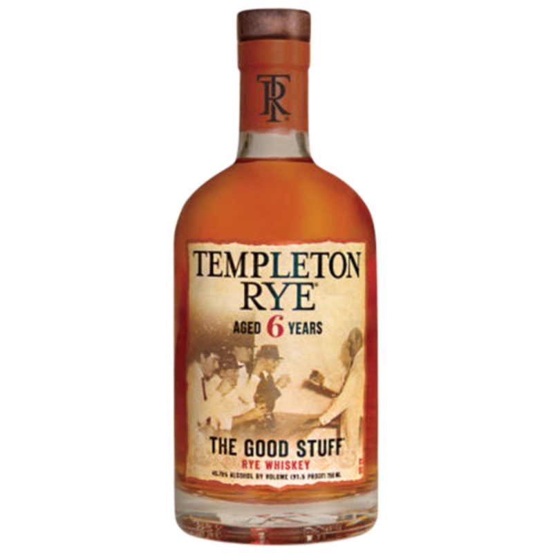 Templeton 6 Years Old Rye Whiskey 750 ML