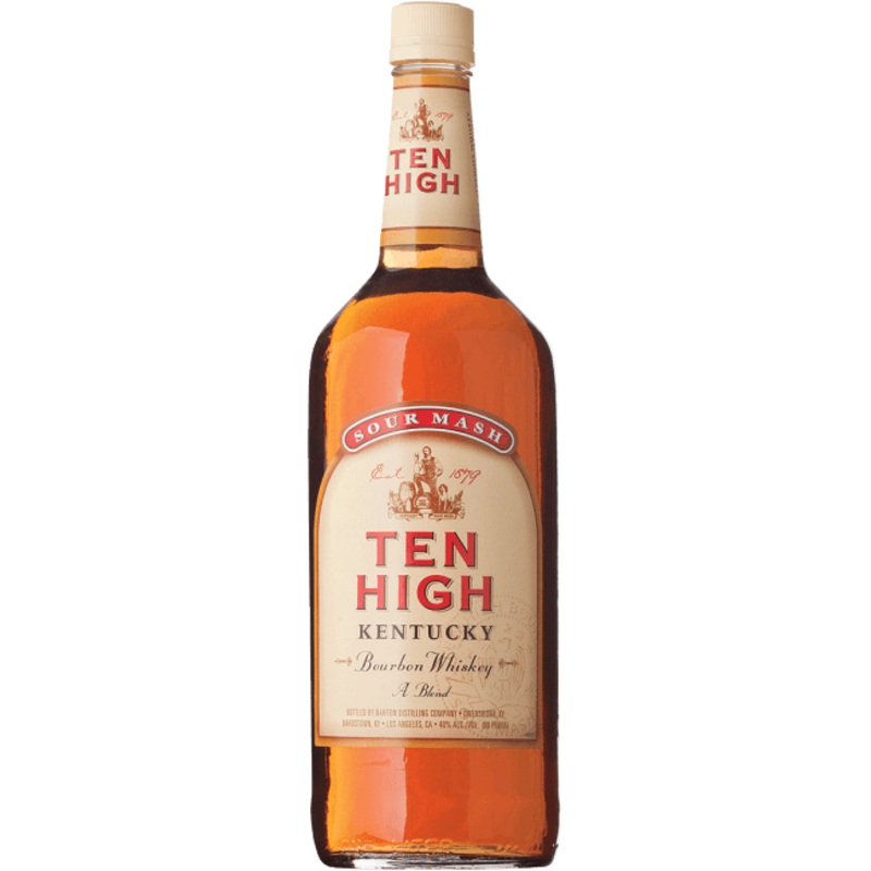 Ten High Kentucky Straight Sour Mash Bourbon Whiskey 750 ML