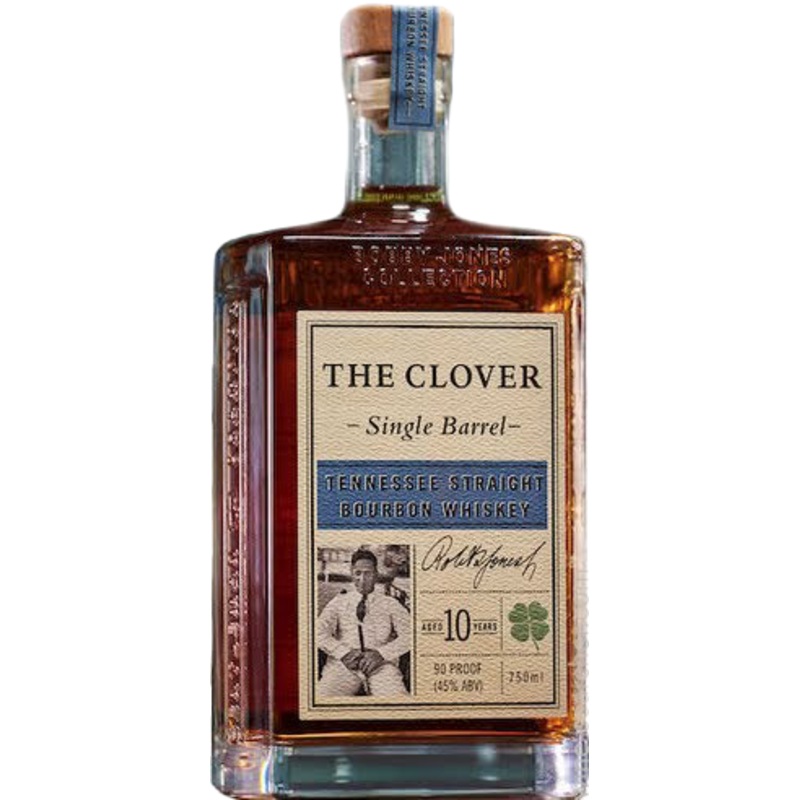 The Clover 10 Year Single Barrel Straight Tennessee Bourbon Whiskey 90 Proof 750 ML