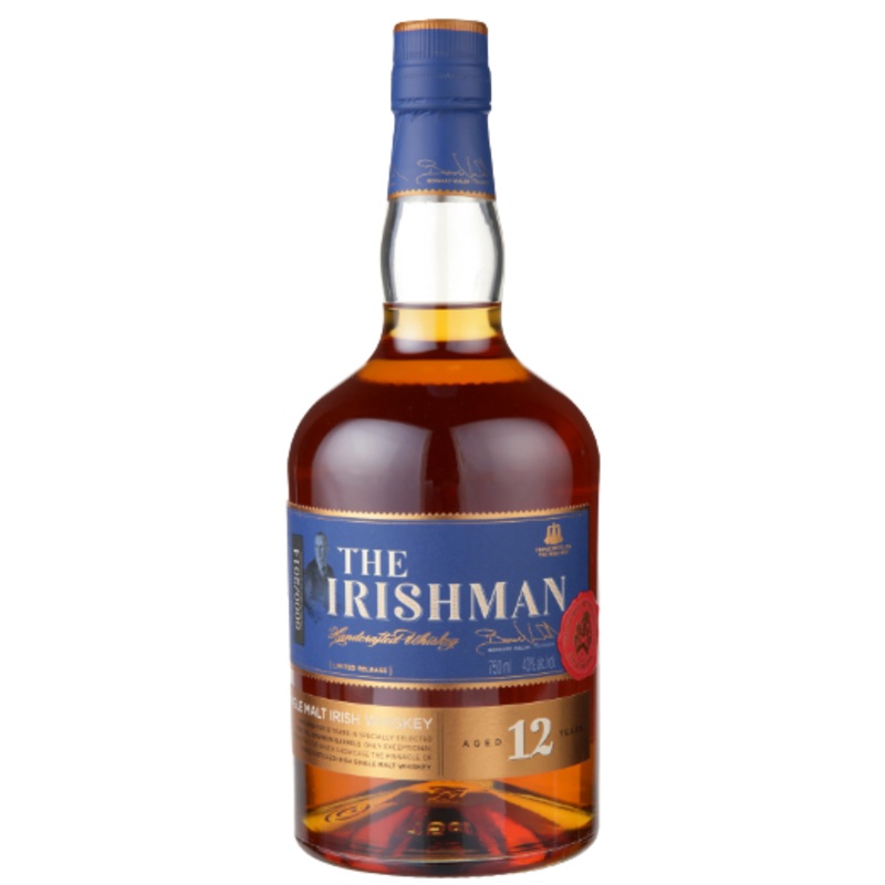 The Irishman 12 Year Old Single Malt Irish Whiskey 750 ML
