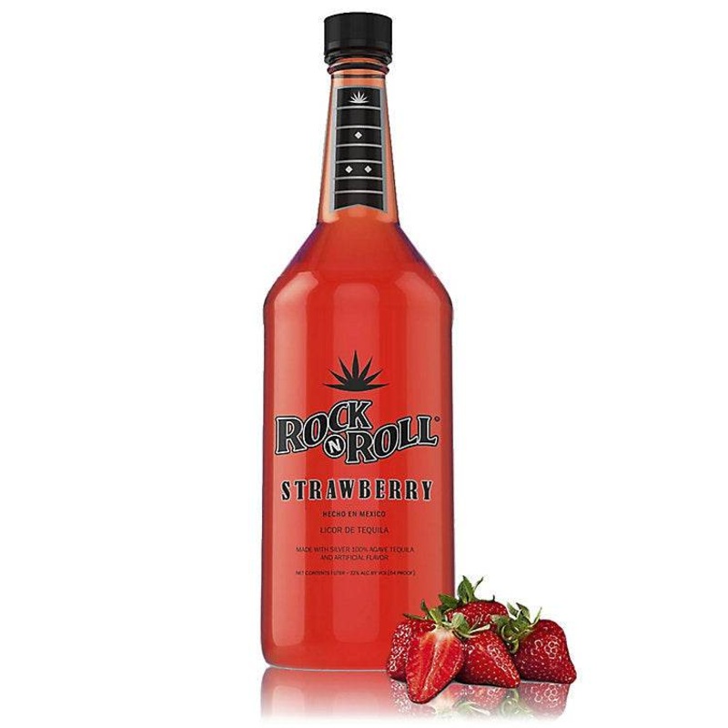 Rock N Roll Strawberry Flavored Tequila 64 1 L