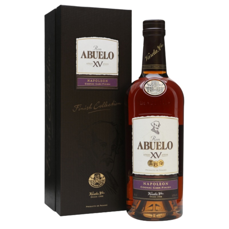Ron Abuelo XV Year Old Anejo Napoleon Cognac Cask Finish 750 ML
