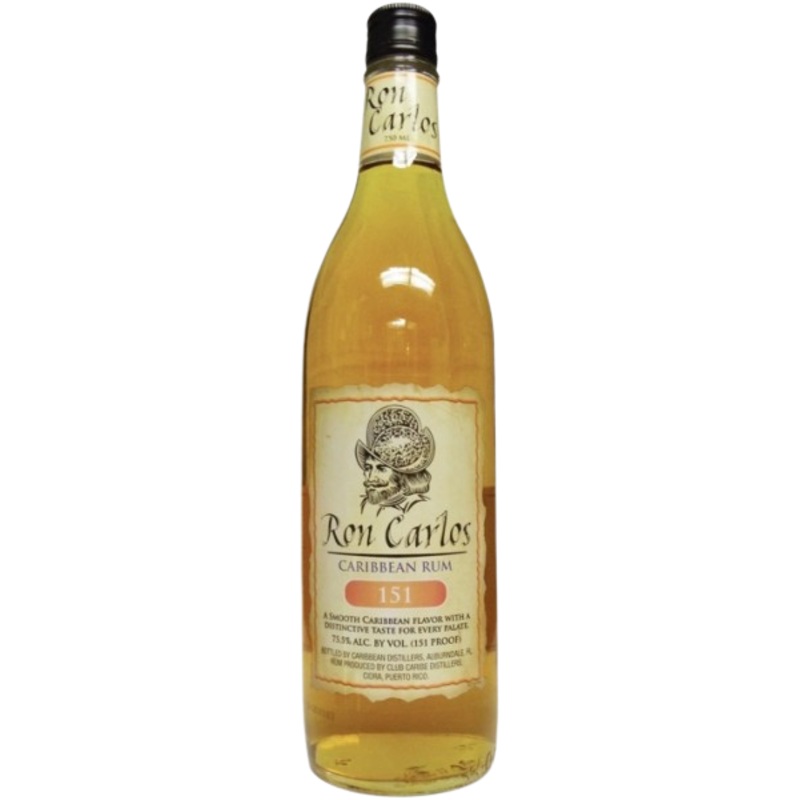 Ron Carlos Rum 151 Proof 750 ML