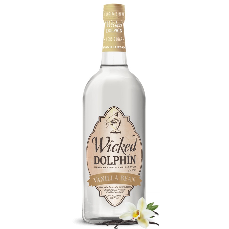Wicked Dolphin Vanilla Bean Rum 750 ML