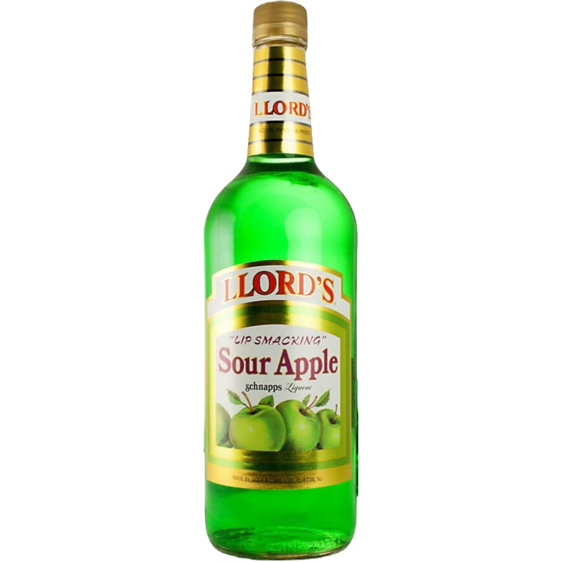 Llords Lip Smacking Sour Apple Schnapps Liqueur 1 L