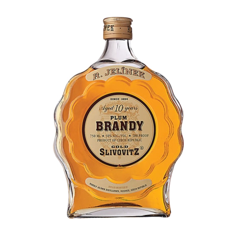 Rudolf Jelinek 10 Years Old Slivovitz 100 Proof 750 ML