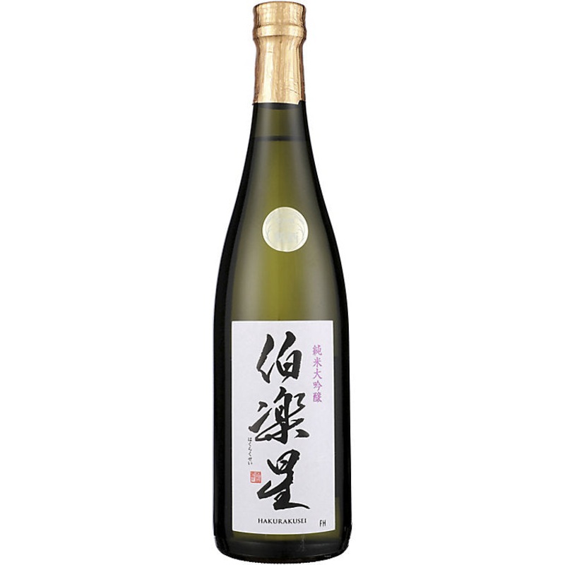 hakurakusei junmai daiginjo sake the connoisseur 750 ML