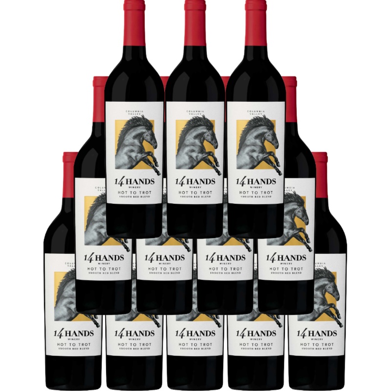 14 Hands Red Blend Hot To Trot Columbia Valley 750 ML (12 Bottles)