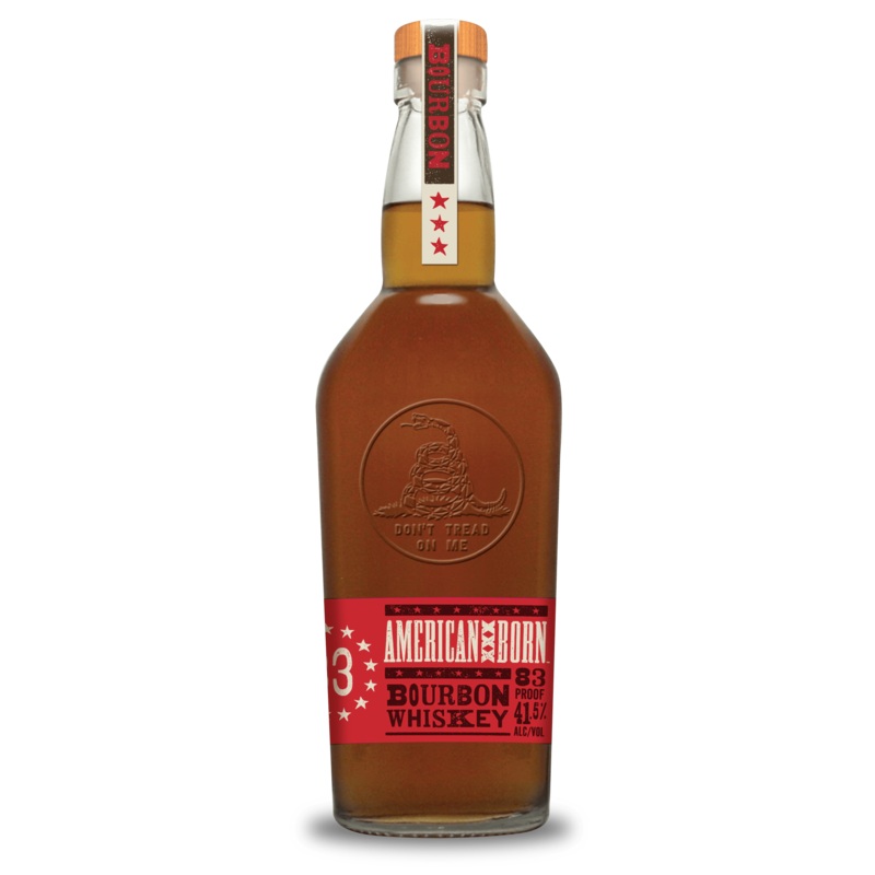 American Born Bourbon Whiskey 83 Proof 750 ML