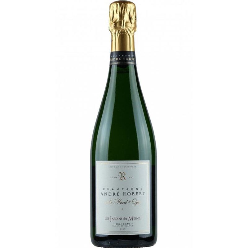 Andre Robert Champagne Extra Brut Blanc De Blancs Les Jardins Du Mesnil Grand Cru 750 ML