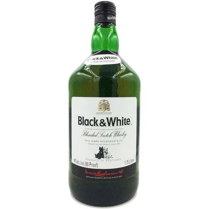 Black & White Blended Scotch 80 1.75 L