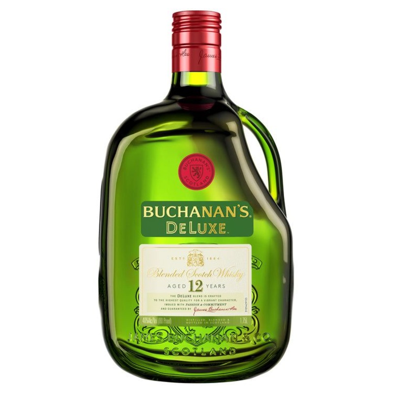 Buchanan'S Blended Scotch Deluxe 12 Year 80 1.75 L