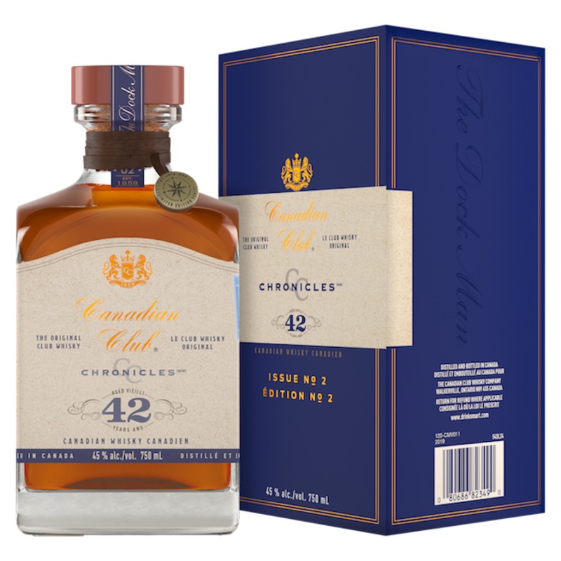 Canadian Club Canadian Whisky Chronicles 42 Year 90 750 ML