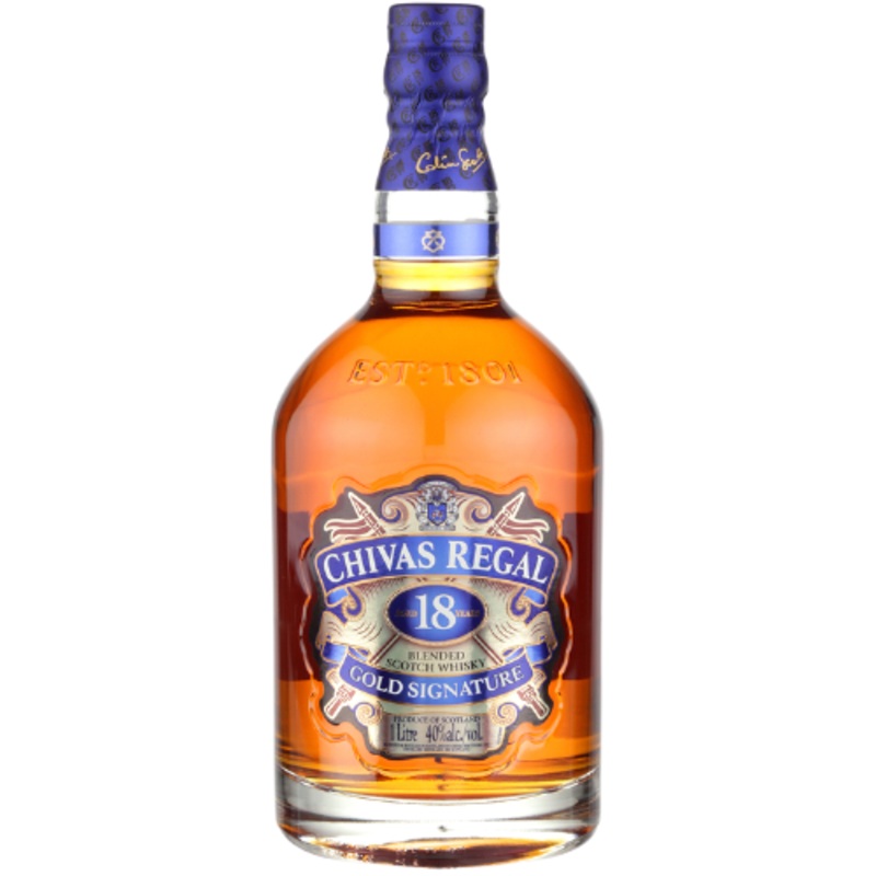 Chivas Regal Blended Scotch Gold Signature 18 Year 80 1 L