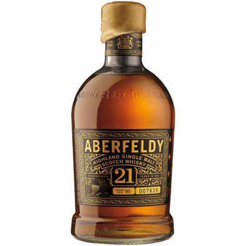 Aberfeldy 21 Year Single Malt Scotch Whisky 80 Proof  750ml