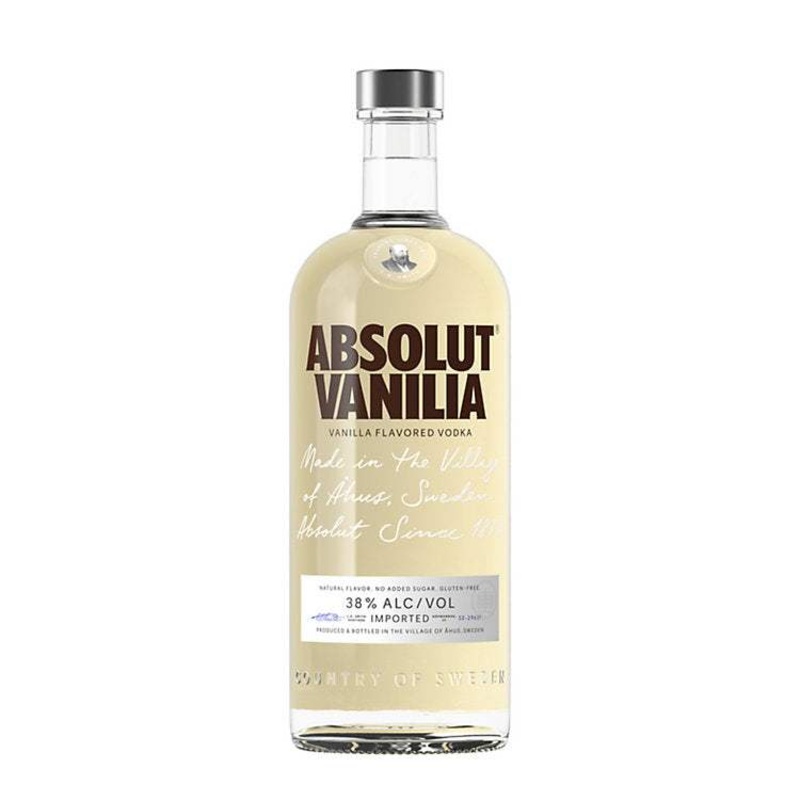Absolut Vanilla Flavored Vodka Vanilia 80 1 L