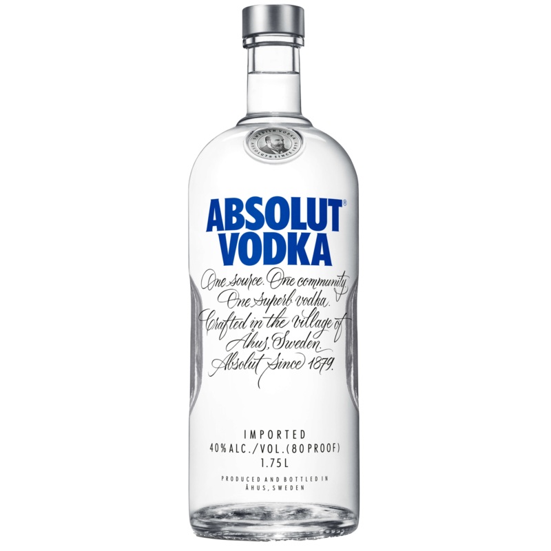 Absolut Vodka Unity America Limited Edition 80 1.75 L