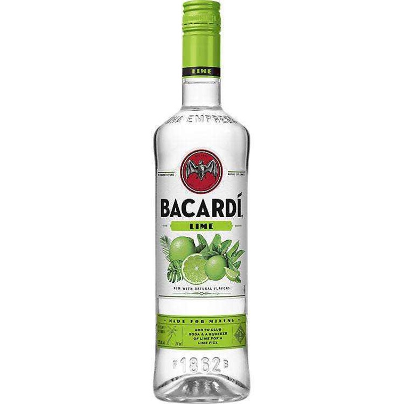 Bacardi Lime Flavored Rum Bacardi Lime 70 750 ML