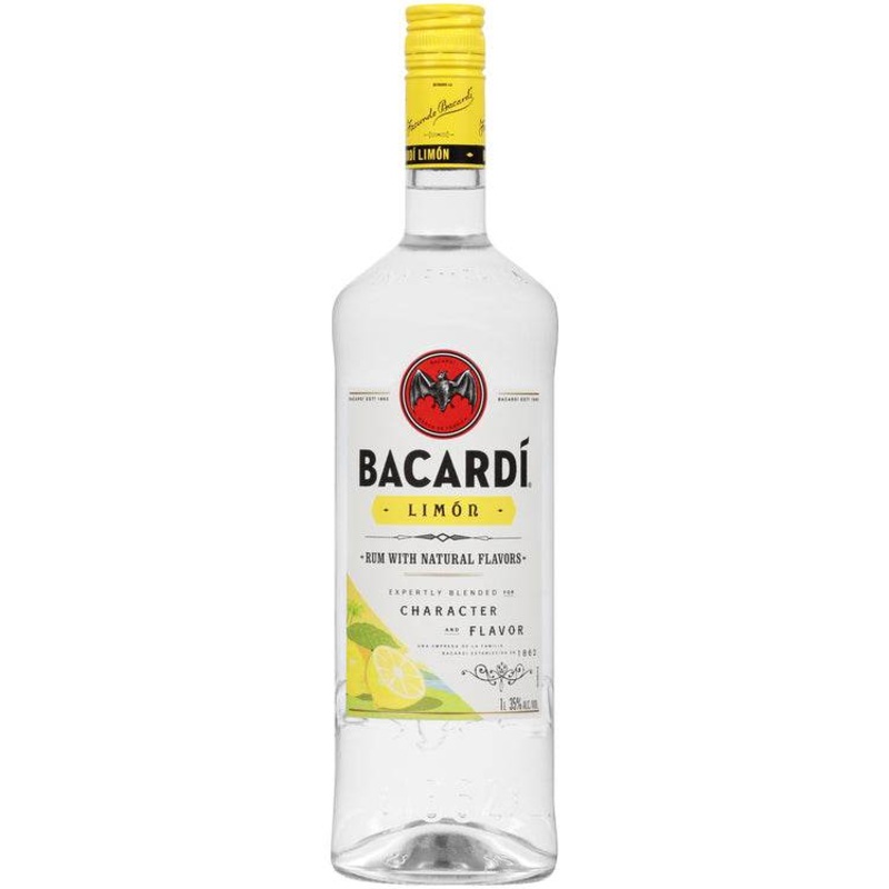 Bacardi Citrus Flavored Rum Limon 70 1 L